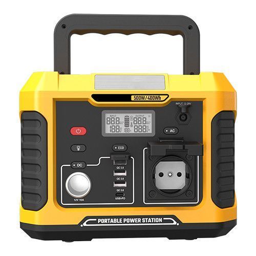 Портативная зарядная станция 500W/1000W(Max), 220V, 400Wh, 22.2V/18Ah (108 000mAh/3.7V)  PROTESTER PRO-PS500B PRO-PS500B фото