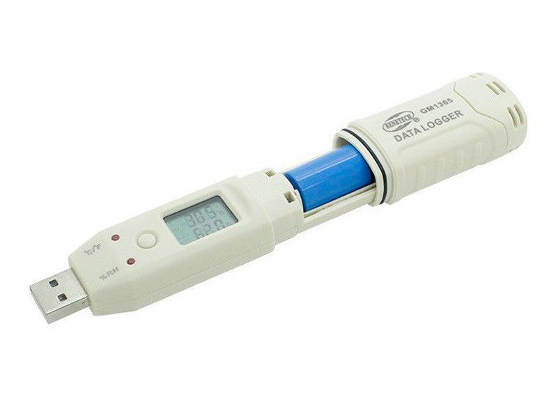 Реєстратор даних вологості та температури, USB, 0-100%, -30-80&deg;C BENETECH GM1365 GM1365 фото