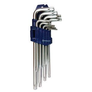 Набір Г-под. ключів 9од.TORX з відп. довгих TKS0902 фото