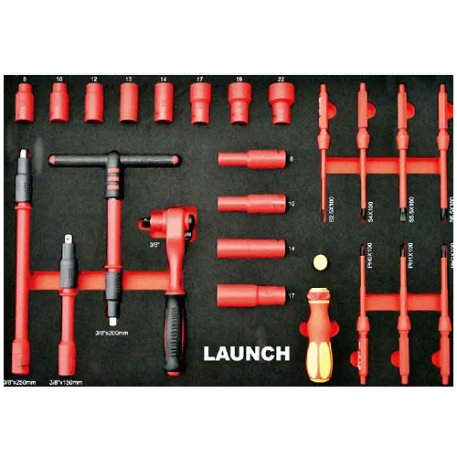 Тележка с инструментом электроизолированным 7 секций 84ед. LAUNCH TTH-84 TTH-84 фото