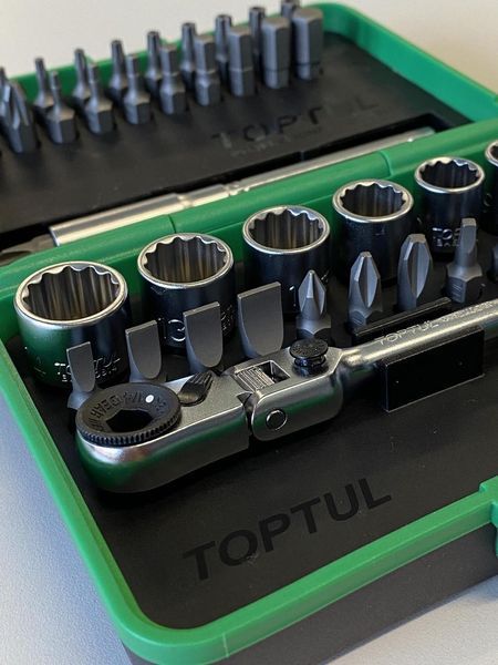 Набор инструмента 1/4" 45ед. (12-гр.) TOPTUL GADW4502 GADW4502 фото