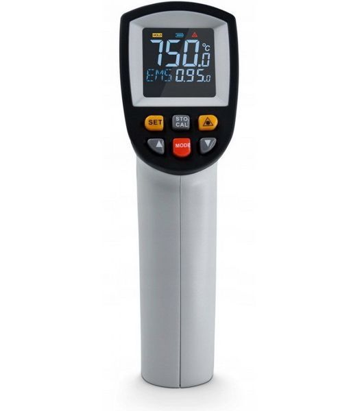 Бесконтактный инфракрасный термометр (пирометр) цв дисплей, -50-750&deg;C, 12:1, EMS=0,1-1 BENETECH GT750 GT750 фото