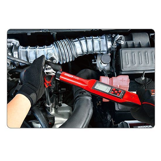 Ключ динамометричний цифровий 27-135Nm 3/8"x420mm TOPTUL DT-135B3 DT-135B3 фото