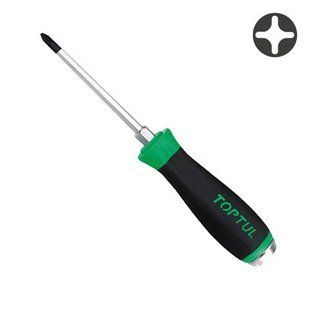 Отвертка крестовая PH1 x 75mm (с шестигранником ударная) TOPTUL FBGB0108 FBGB0108 фото