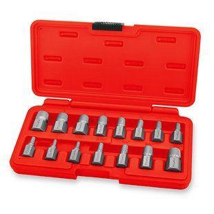 Набір екстракторів 15од. (3-14мм, 1/8-1/2") TOPTUL JGAI1503 JGAI1503 фото