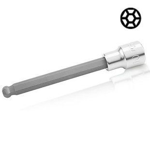 Головка з насадкою HEX 10мм 140мм 1/2 "з кулею BCSA1610 фото