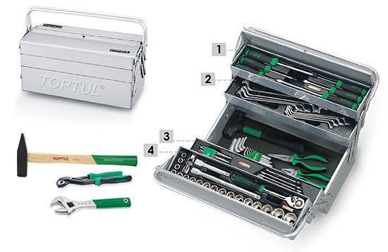 Ящик з інструментом 65од. 1/2 "(TBAC0501, 5 секцій) GCAZ0003 фото