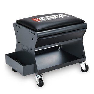 Сиденье автослесаря подкатное 350x260x340мм 3 полки (черное) TOPTUL JCA-350D JCA-350D фото