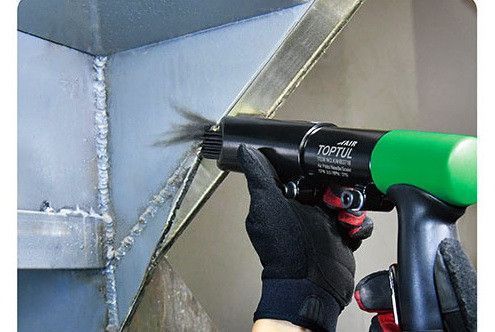 Игольчатый зачистной молоток пневматический для очистки поверхностей усиленный (19иголок; 34мм; 3700уд/мин) TOPTUL KAHB3718 KAHB3718 фото