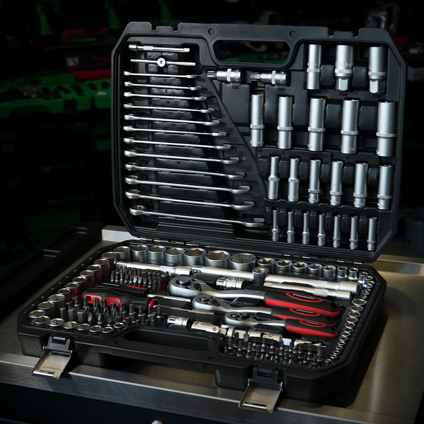 Набор инструмента комбинированный 1/4"&3/8"&1/2" 216ед. STANDART ST-0216 ST-0216 фото