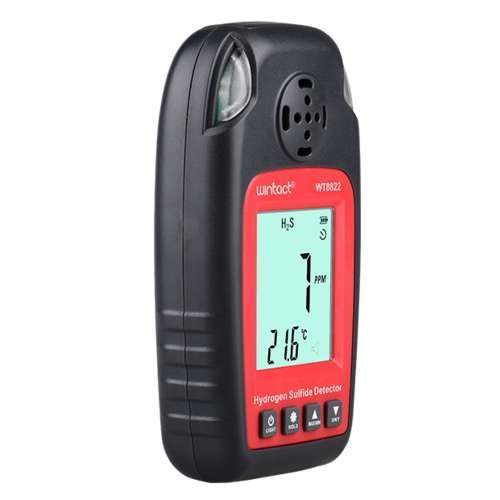 Монітор сірководню H2S (0-100 &mu;mol/mol) WINTACT WT8822 WT8822 фото