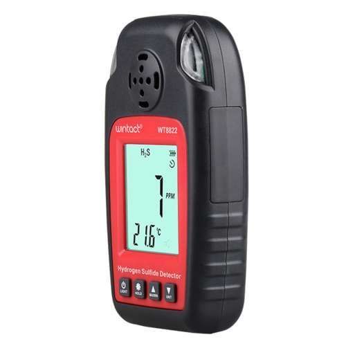 Монітор сірководню H2S (0-100 &mu;mol/mol) WINTACT WT8822 WT8822 фото