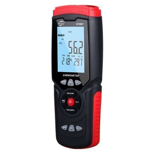 Анемометр USB, 0,3-45м/с, 0-45&deg;C, 10-90% BENETECH GT8907 GT8907 фото