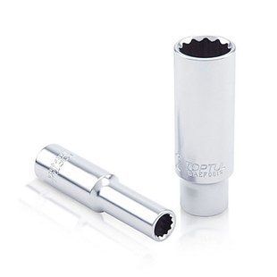 Головка торцева довга 1/4" 13мм 12-гранна TOPTUL BAEF0813 BAEF0813 фото