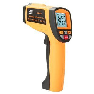Бесконтактный инфракрасный термометр (пирометр) 200-1650&deg;C, 50:1, EMS=0,1-1 BENETECH GM1650 GM1650 фото