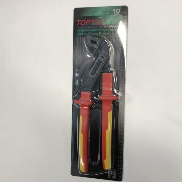 Плоскогубцы переставные 10" 1000V VDE (chrome molybdenum) TOPTUL DGCE2210 DGCE2210 фото