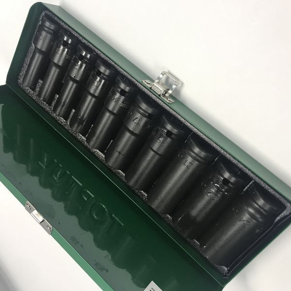Набір головок ударних довгих 1/2" 10-24мм 10од. TOPTUL GDAD1002 GDAD1002 фото
