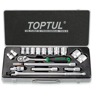 Набор инструмента 1/2" 18ед. (6-гр.) TOPTUL GCAD1802 GCAD1802 фото