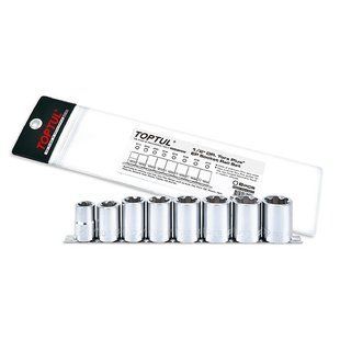 Набір головок Torx Plus EP 1/2" EP18-EP32 8од. TOPTUL GAAG0810 GAAG0810 фото