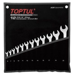 Набор ключей комбинированных 12 шт. 6-22 "Hi-Performance" TOPTUL GPAX1202 GPAX1202 фото