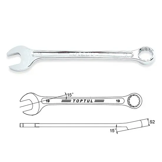 Набір ключів комбінованих 14 шт. 8-24 "Hi-Performance" TOPTUL GPAX1402 GPAX1402 фото