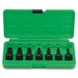 Набор головок TORX ударных 1/2" Т30-T70 7 единиц GDAI0701 TOPTUL