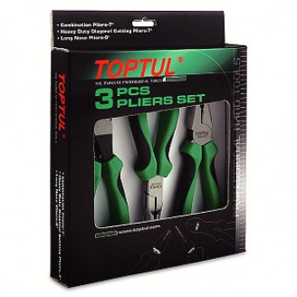 Набор пассатижей 3 единицы GAAE0304 TOPTUL
