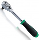 Трещотка 1/2" 36 зубцов (резиновая ручка) CJBG1627 TOPTUL