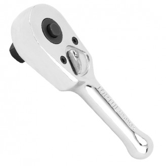 Трещотка 1/2" 45 зубцов укороченная (мет. ручка) CHDI1613 TOPTUL