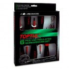 Набор отверток (1000V) 6 единиц GAAE0612 TOPTUL