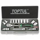 Набор инструмента 1/2" 15 единиц (12-гранный) (GCAD1504) TOPTUL
