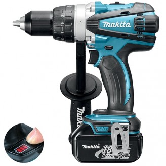 Аккумуляторная дрель-шуруповерт DDF458RFJ Makita