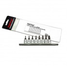 Набор бит пятигранных 1/4" TORX T8-T40 с отверстием 8 единиц GAAG0805 TOPTUL
