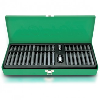 Набор бит 10мм HEX,TORX,SPLINE 40 единиц GAAD4002 TOPTUL