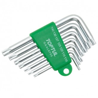 Набор Г-обр. ключей TORX T10-T40 7ед. GAAL0705 TOPTUL