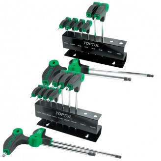 Набор ключей TORX с ручкой L-обр. T10-T50 9ед. GAAX0901 TOPTUL