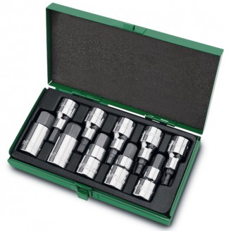 Набор бит впрессованных в головку 1/2" Н4-Н19 GAAD1007 TOPTUL