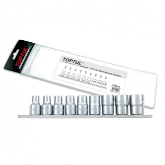 Набор головок 1/2" E10-E24 9 единиц GAAG0901 TOPTUL