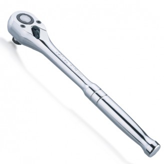 Трещотка 1/4" 72 зубца (металлическая ручка) CHAM0813 TOPTUL