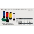 Головка ударная длинная 1/2" для шиномонтажа 13/16" KBBC1626 TOPTUL