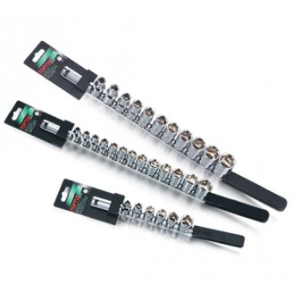 Набор головок 12-гранные 1/2" 15 единиц 8-15,17,19,22,24,27,30,32мм (на планке) GAAQ1603U-12 TOPTUL
