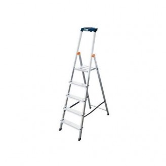 Стремянка односторонняя Krause Safety New 5 ступеней 126337