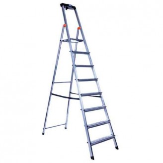 Стремянка односторонняя Krause Safety New 8 ступеней 126368