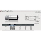 Свечная головка 18мм 3/8"  TOPTUL BAAR1218
