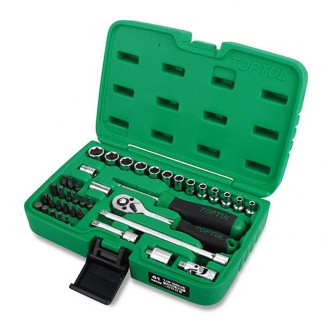Набор инструмента 1/4" 41 единиц (GCAI4102) TOPTUL
