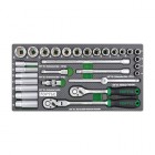 Набор инструмента 3/8" 30ед. (ложемент) (GEA3005) TOPTUL