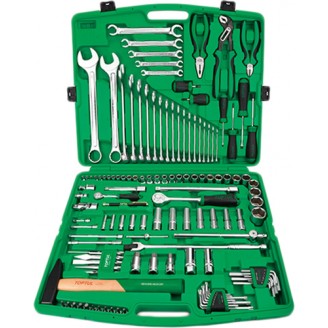 Набор инструмента комбинированный 1/4" и 1/2" 130 предметов (GCAI130T) TOPTUL