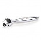 Трещотка 1/4" с шарниром (360°) 90 зубцов мини (CHKX0810) TOPTUL