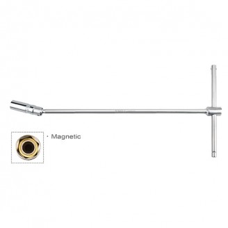 Свечной ключ магнитный 21 мм L450 мм (CTHB2145) TOPTUL