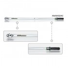Ключ динамометрический 1"x1250mm(L) 200-1000Nm TOPTUL ANAM32A0